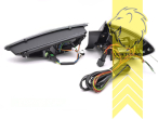 LED, mit LED Blinker, dynamischer LED Blinker, schwarz, smoke, Nur passend bei Fahrzeugen mit original LED Rückleuchten, Eintragungsfrei / mit E-Prüfzeichen